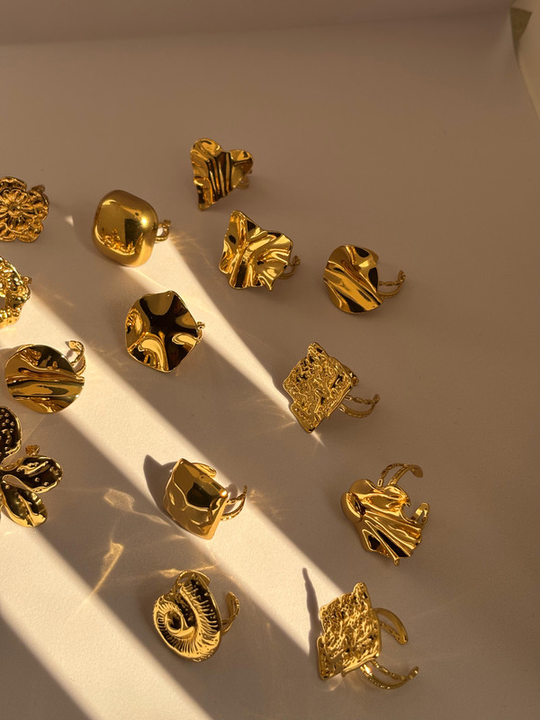 Gold Statment Rings