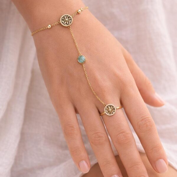 N0009 (1) Celestial Eye Hand Chain