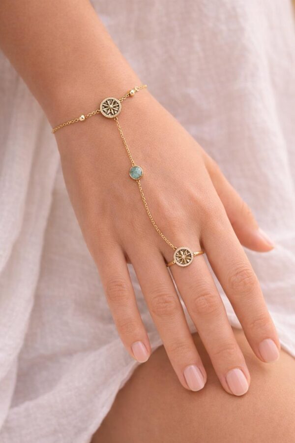 N0009 (1) Celestial Eye Hand Chain