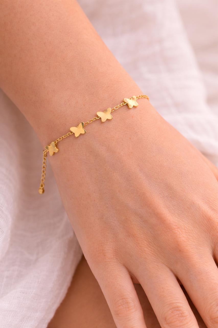 Golden Butterfly Bracelet