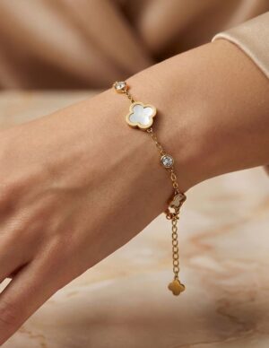 Golden Clover Bracelet