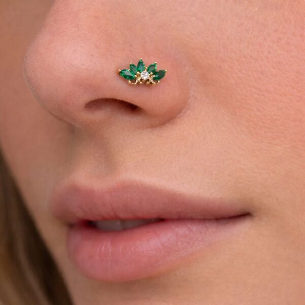 N0019 (2) Ivy Flower Piercing