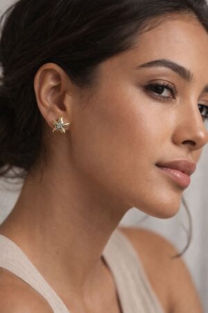 N0026 (2) Luna Star Studs_